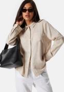 ONLY Tokyo Linen Blend Shirt Moonbeam M