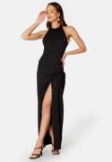 BUBBLEROOM Prissa Halterneck Gown Black 2XL