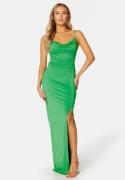 Bubbleroom Occasion Odette Waterfall Gown Green XS