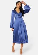 Bubbleroom Occasion Misha Satin Dress Dusty blue 46