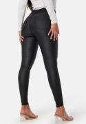 Happy Holly Freja push-up coated treggings Black 40S