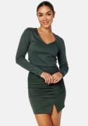 BUBBLEROOM Valentina mini skirt set Dark green XS