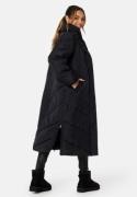 BUBBLEROOM Idah Long Padded Jacket Black S