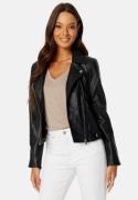 SELECTED FEMME Katie Leather Jacket Black 34