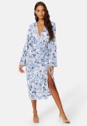 Bubbleroom Occasion Louiza Dress Blue / Floral 42