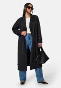 BUBBLEROOM Belted Midi Trenchcoat Black 36