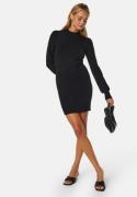 BUBBLEROOM Amra Puff Sleeve Dress Black L