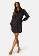 BUBBLEROOM Catalina Satin Dress Black 46