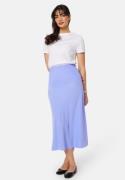 Pieces Pcfranan HW Midi Skirt Blue-lilac S