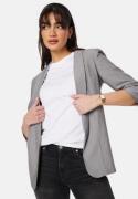 Pieces Pcbosella 3/4 Blazer Light Grey Melange XS