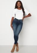 ONLY Blush Life Mid Ank Raw Jeans Dark blue/Denim XS/30