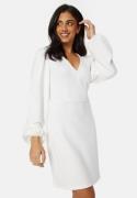 BUBBLEROOM Idalina V-neck Dress White S