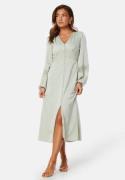 Bubbleroom Occasion  Satin Midi Dress Dusty green M