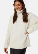 Pieces Nancy Loose Roll Neck Birch M