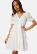 BUBBLEROOM Nettie Broderi Anglaise Dress White 46