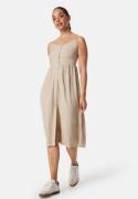 VILA Vipricil strap button dress Feather Gray 38