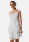 VERO MODA Vmsmilla singlet V frill dress White/Blue/Floral XL