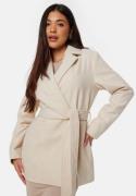 BUBBLEROOM Vendy Wool Blend Coat Light beige 42