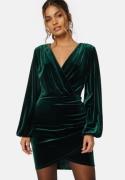 Bubbleroom Occasion Leija Velvet Dress Dark green L