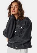 Calvin Klein Jeans Boxy Denim Jacket 1bz Denim Grey M