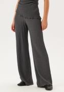 BUBBLEROOM Structure Wide Trousers Dark grey S