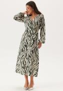 BUBBLEROOM Wrap Dress Zebra S