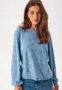 VILA Viadele O-neck L/S TOP TOP Top Blissful Blue XS