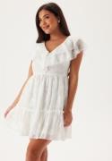 Bubbleroom Occasion Flounce Dress White S