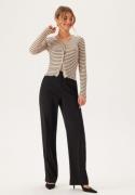 Pieces Pciris Cardigan  Birch Stripes:Black S