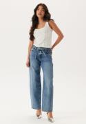 ONLY Onlgianna Mw Straight Dnm Medium Blue Denim 30/32