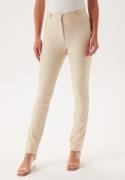 BUBBLEROOM Everly High Waist Stretchy Trousers Light beige 34