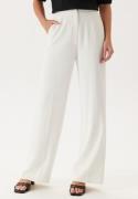 Happy Holly High Waist Wide Suit Pants Cream 42