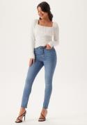 BUBBLEROOM  High Ankle Superstretch Jeans Light blue 42