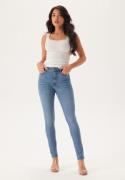 BUBBLEROOM High Full length Superstretch Jeans Light blue 44