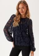 Happy Holly Lace Top Navy 48/50