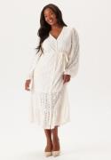 Happy Holly Soft Broderie Anglaise Dress Offwhite 52/54