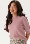 VILA Viril 2/4 SLEEVE O-NECK KNIT T Winsome Orchid Detail:melange XL