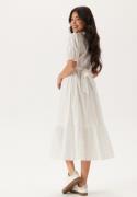 Happy Holly Broderie Anglaise V-Neck Dress White 44/46