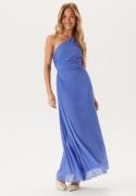 FOREVER NEW Mirabelle Pleated Asymm Maxi Dress Cornflower Blue 34(UK6)