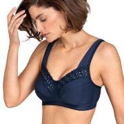 Miss Mary Broderie Anglais Soft Bra BH Mørkblå B 80 Dame