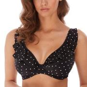 Freya Jewel Cove High Apex Bikini Top With J-Hook Svart H 80 Dame