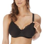 Freya BH Pure Underwire Moulded Nursing Bra Svart nylon D 80 Dame