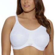 Elomi BH Energise Sports Bra Hvit nylon D 85 Dame