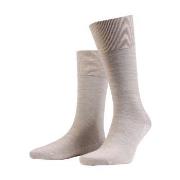 Amanda Christensen Strømper Icon Merino Wool Sock Sand Str 39/40