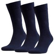 Amanda Christensen Strømper 3P True Combed Cotton Sock Marine Str 39/4...