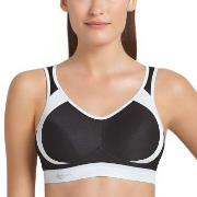 Anita BH Active Extreme Control Sports Bra Svart/Hvit B 80 Dame