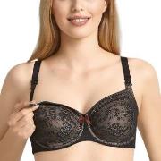 Anita BH Fleur Underwire Nursing Bra Svart polyamid C 75 Dame