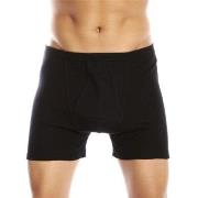 JBS Basic Fly Boxer Svart bomull Small Herre