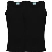 JBS 2P Organic Cotton Singlet Svart økologisk bomull X-Large Herre