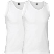 JBS 2P Organic Cotton Tank Top Hvit økologisk bomull Large Herre